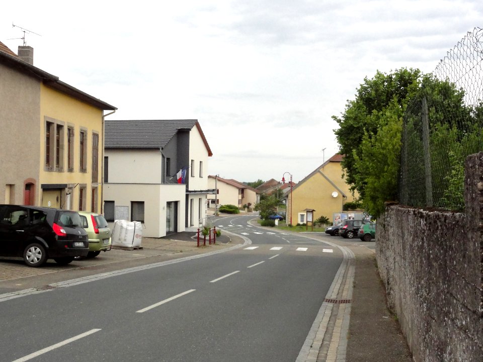 Kerprich-aux-Bois (Moselle) rue principale