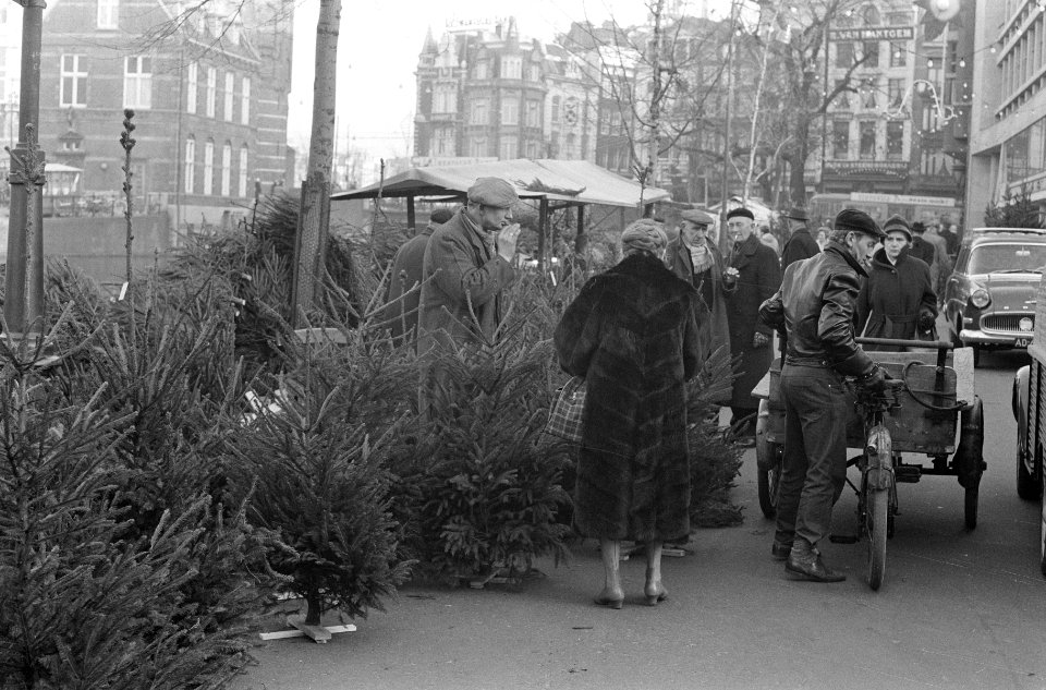 Kerstboomverkoop in Amsterdam, Bestanddeelnr 913-3028