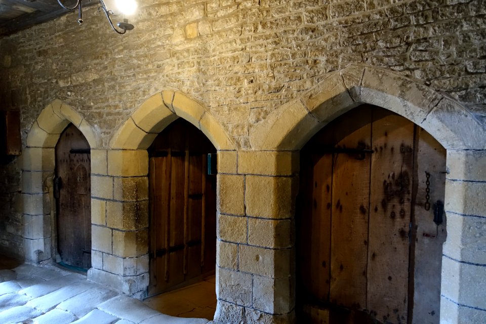 Kitchen entryway, Haddon Hall - Bakewell, Derbyshire, England - DSC02573