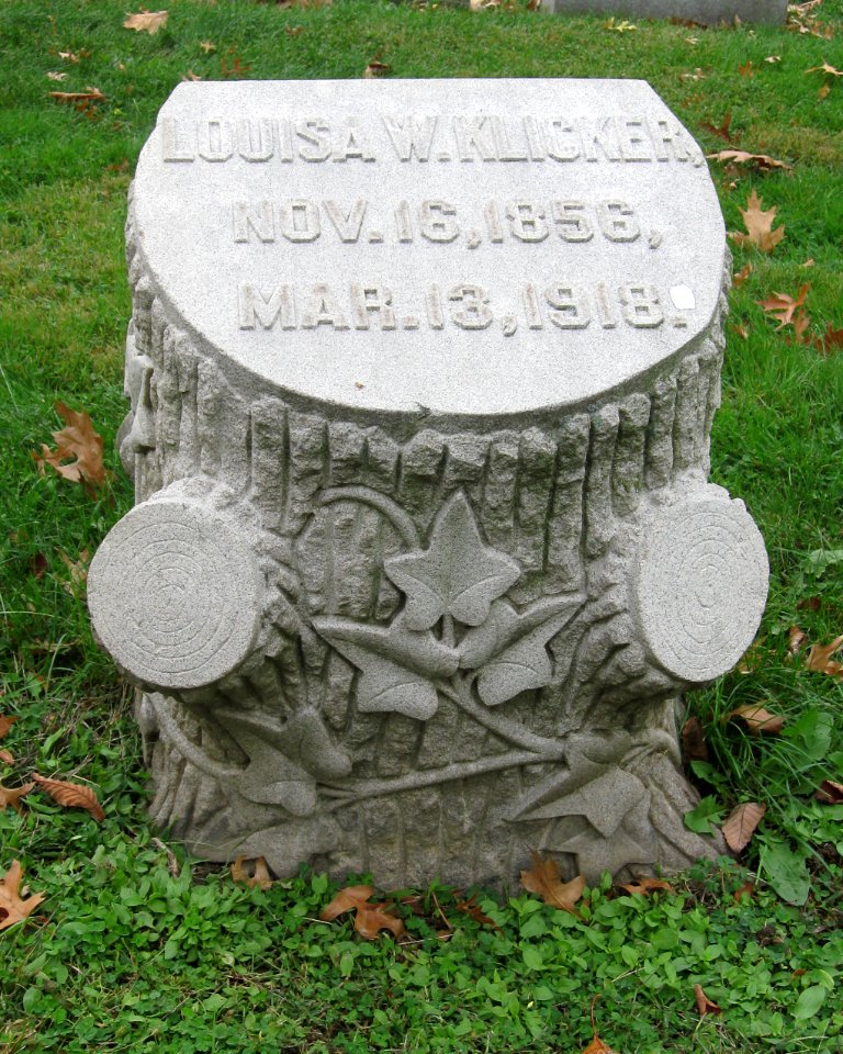 Klicker (Louisa W.), Union Dale Cemetery, 2020-10-24