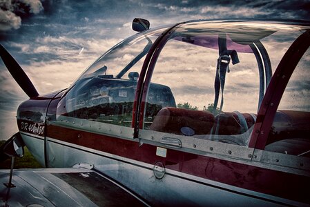 Instruments aviation propeller photo