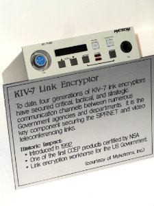 KIV-7 Link Encryptor - National Cryptologic Museum - DSC07978