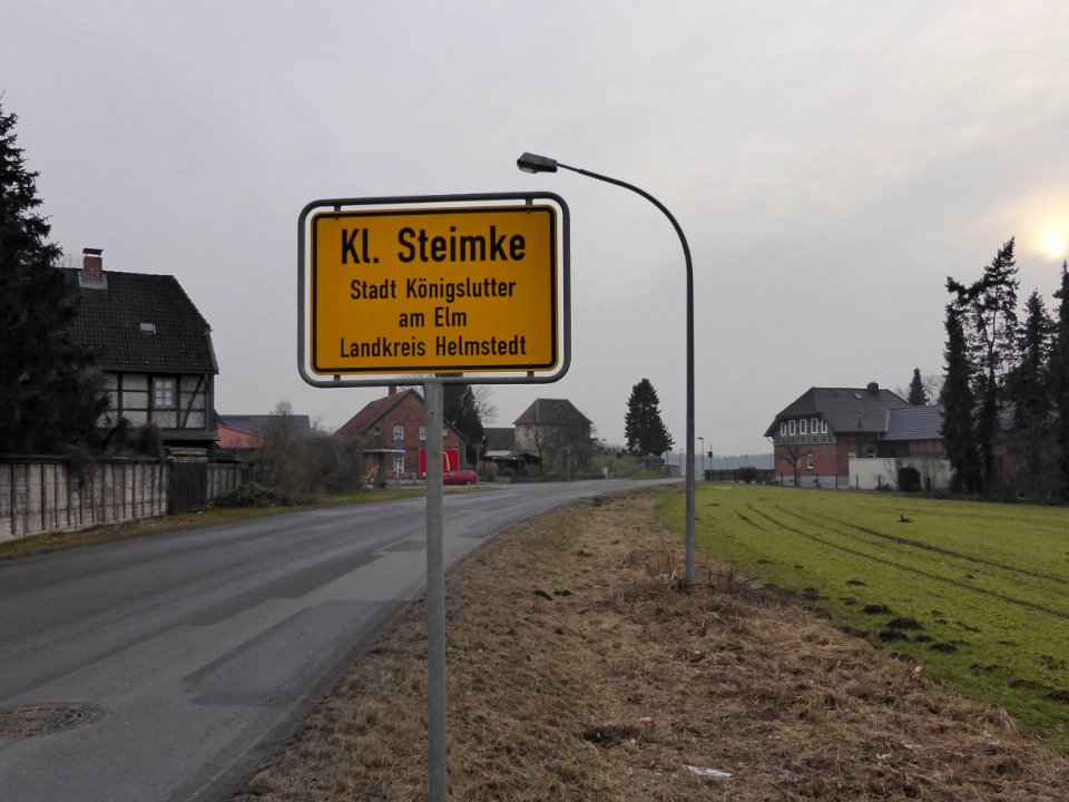 Klein Steimke Schild
