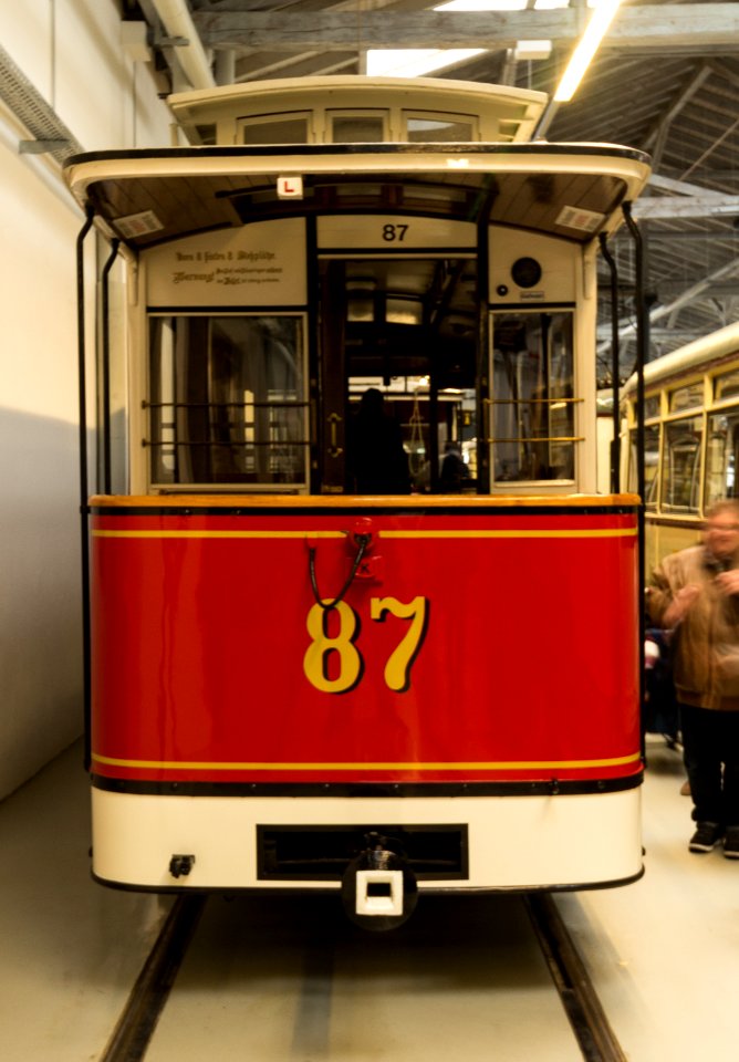 Kleiner Normalbeiwagen (87) - Straßenbahnmuseum Dresden