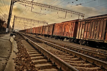Train composition railway photo