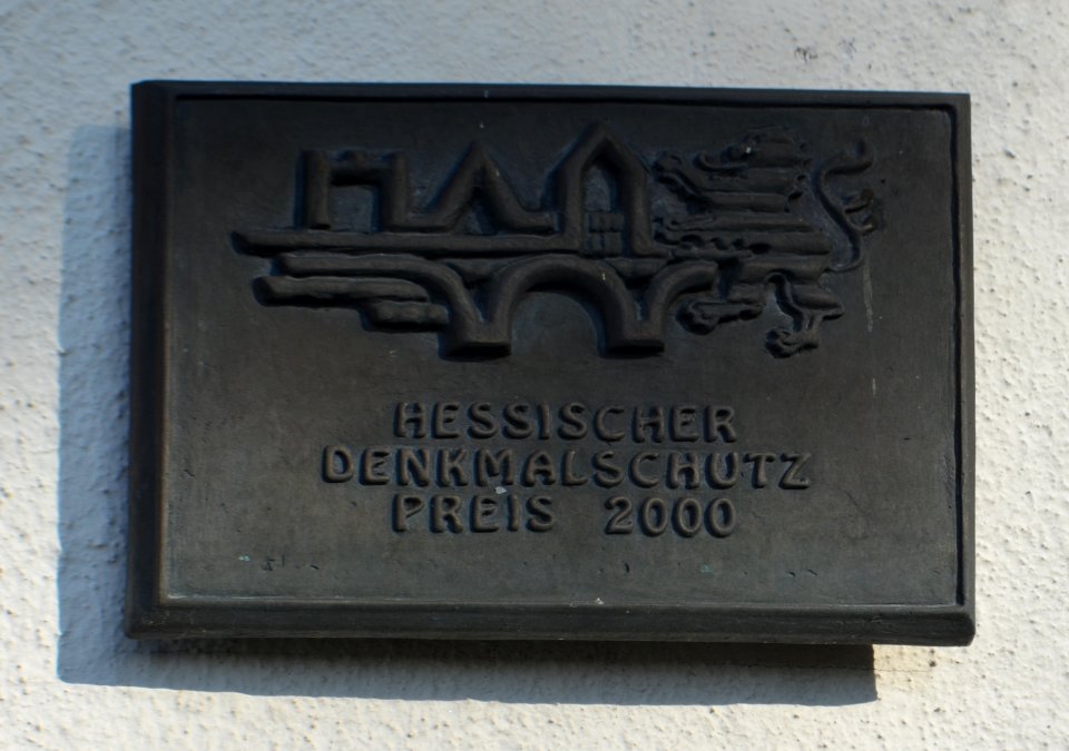 Klein-Karben, St. Michaelis Kirche, Tafel