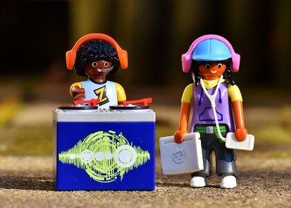 Figures funny headphones