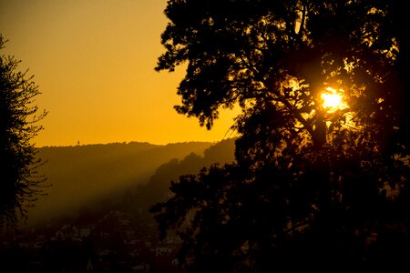 Sunset abendstimmung france