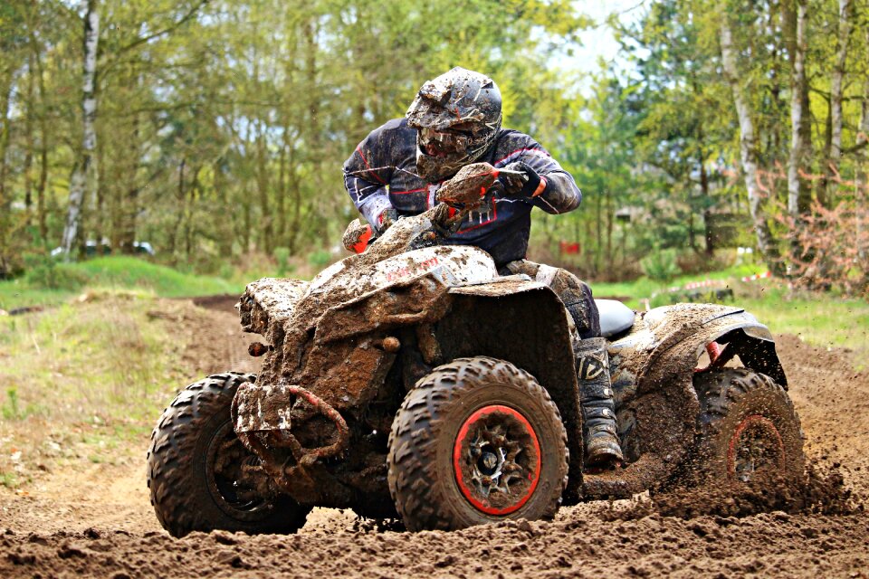 Quad cross motorcycle