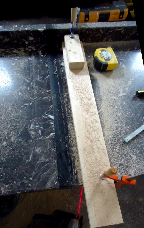 Kitchen renovation 9a cutting laminate board using circular saw and board guide