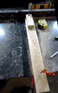 Kitchen renovation 9a cutting laminate board using circular saw and board guide