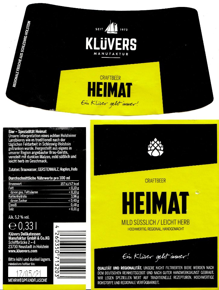 Klüvers Delikatessen Manufaktur GmbH & Co. KG - Heimat