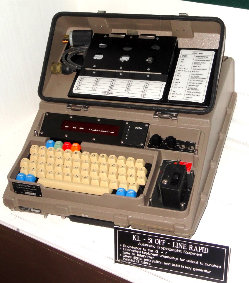KL-51 Offline Rapid Automatic Cryptographic Equipment - National Cryptologic Museum - DSC08028