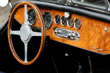Old automotive wood