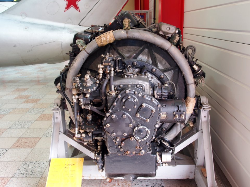 Klimov VK-1F (1950) used in Mig-15, Mig-17, IL28 at Flugausstellung Hermeskeil, pic1