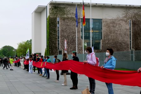 Klimaschutzgesetz human chain Berlin 2021-05-12 66