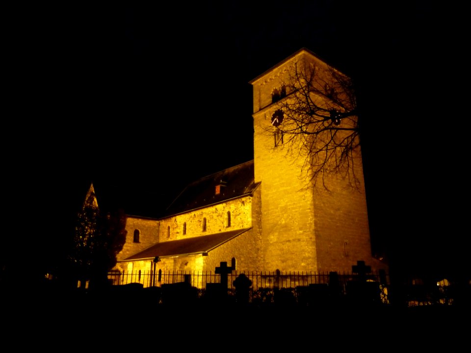 Klimmen-Kerk bij nacht