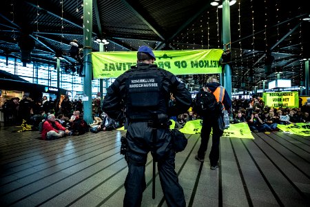 Klimaatprotest Schiphol Dec-2019 09