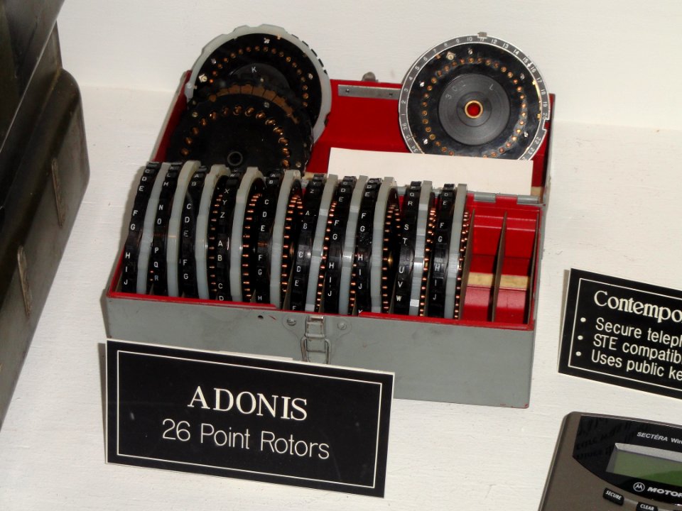 KL-7 ADONIS rotors - National Cryptologic Museum - DSC07935
