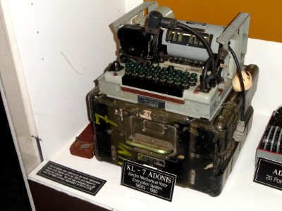 KL-7 ADONIS Electro-mechanical Rotor Encryption System - National Cryptologic Museum - DSC07934