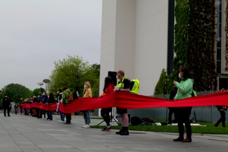 Klimaschutzgesetz human chain Berlin 2021-05-12 88