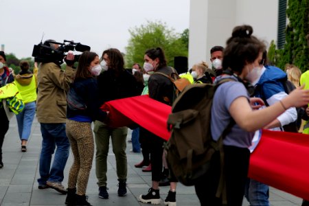 Klimaschutzgesetz human chain Berlin 2021-05-12 46