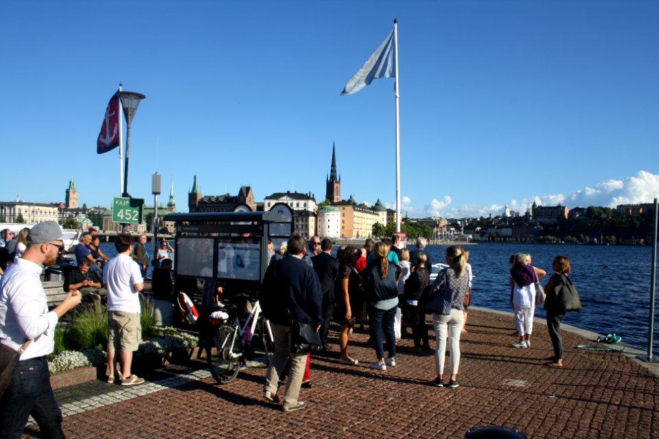 Klara Mälarstrand - båt augusti 2016