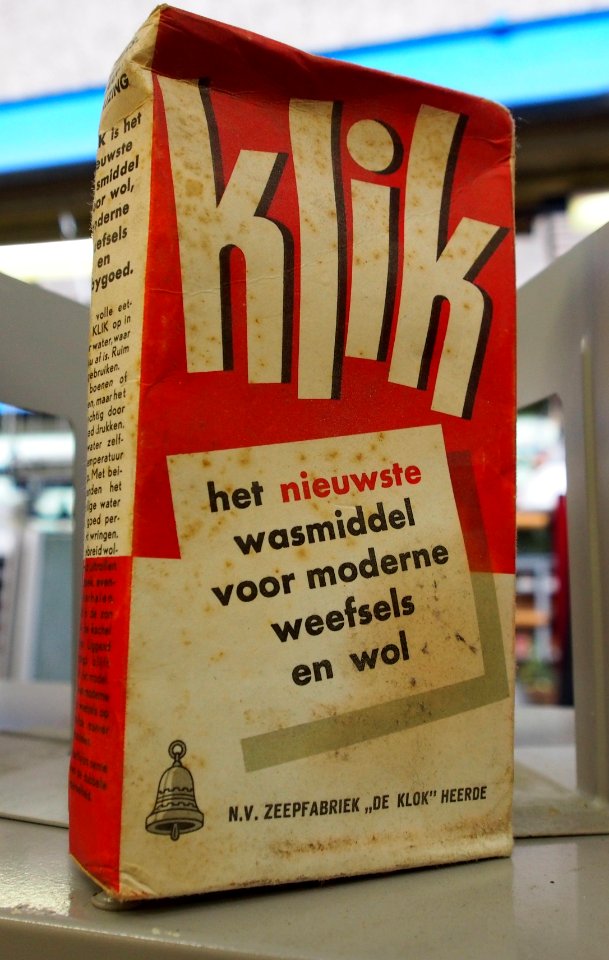Klik wasmiddel, NV Zeepfabriek De Klok Heerde pic2