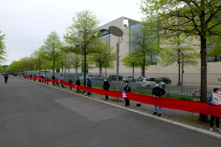 Klimaschutzgesetz human chain Berlin 2021-05-12 75