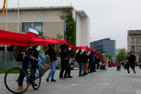 Klimaschutzgesetz human chain Berlin 2021-05-12 73