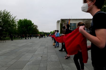 Klimaschutzgesetz human chain Berlin 2021-05-12 59