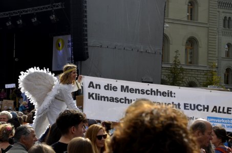 Klimademo Bern Schutzengel