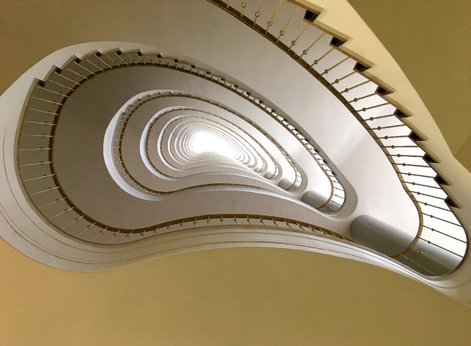 Interior building railing