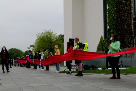 Klimaschutzgesetz human chain Berlin 2021-05-12 89