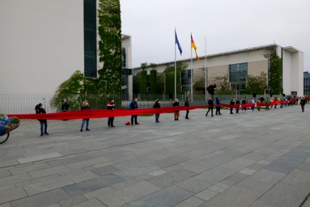 Klimaschutzgesetz human chain Berlin 2021-05-12 87