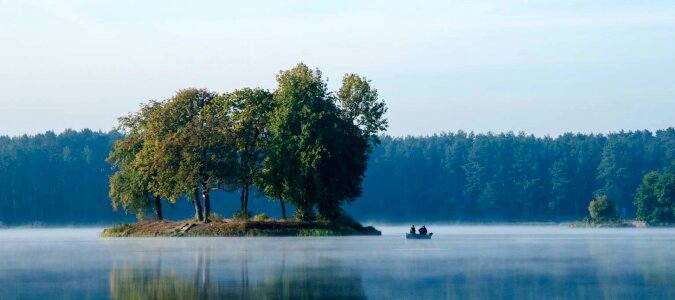 Nature sand lagoon photo