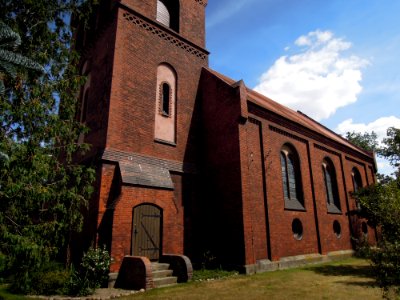 Kirche Dabrun -Südansicht- im August 2020