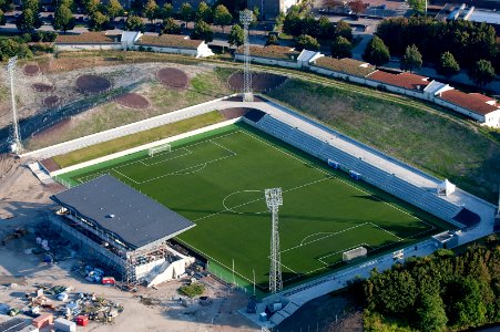 Klostergårdens IP–flygbild 06 september 2014