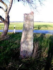 Klein Gottschow Kilometerstein 2