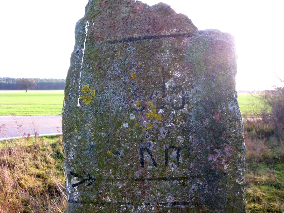 Klein Gottschow Kilometerstein 4