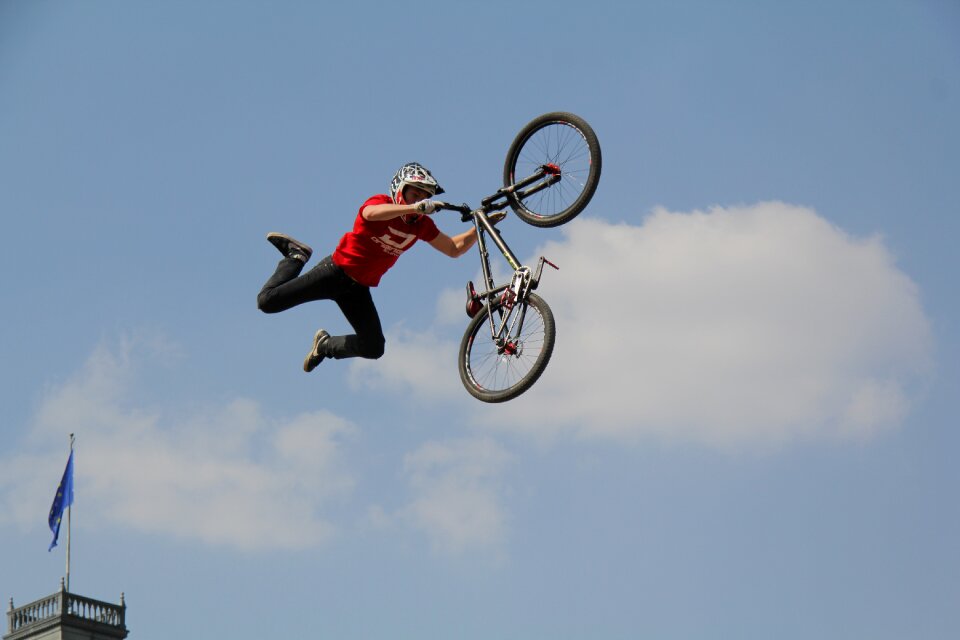 Sport mountainbiker vienna