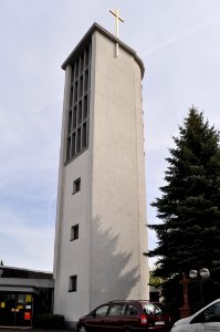 Kloppenheim, Kirchturm St. Johannes Nepomuk