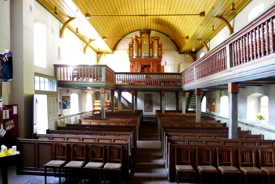 Kirche (Helmarshausen) Orgelempore