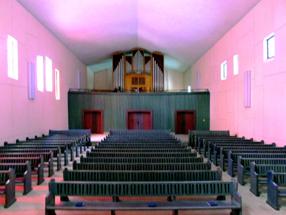 Kirche der Christengemeinschaft (Berlin-Wilmersdorf) Orgelempore