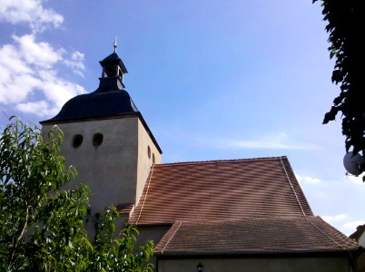 Kirche Gröbern -Turmkuppel und Dacheindeckung- im Juli 2020