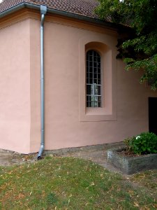 Kirche Dobien -Nordfassade ostseitiges Saal- bzw. Chorlicht- August 2020