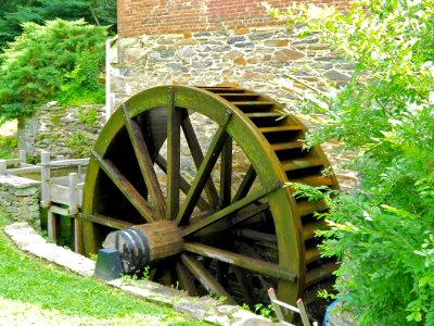 Kirk Mills water wheel