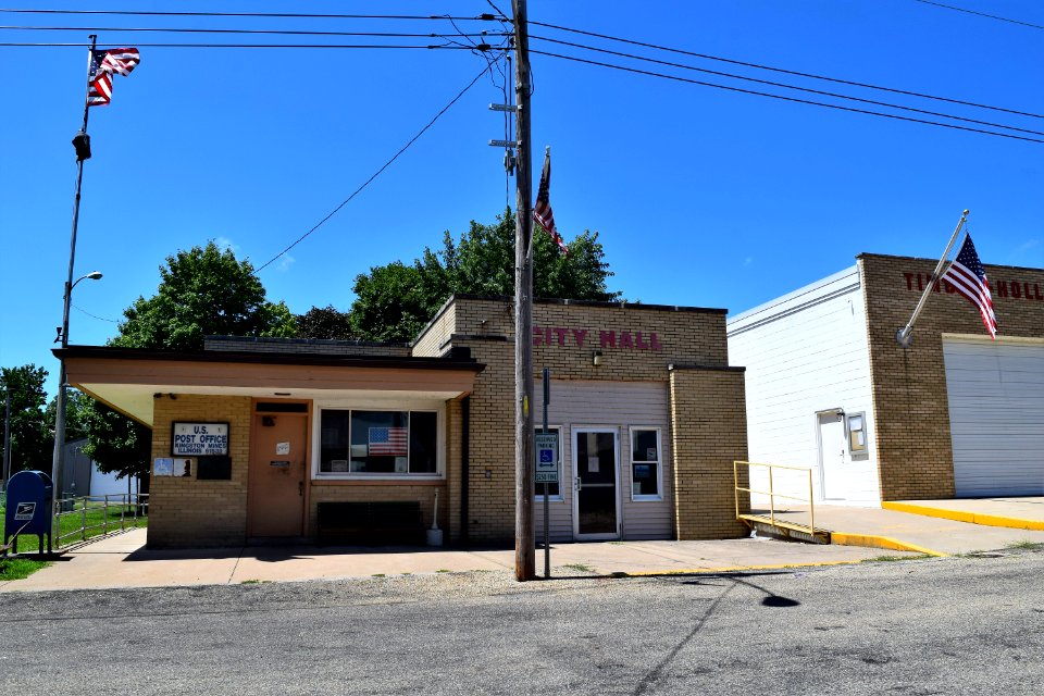 Kingston Mines, IL post office and city hall