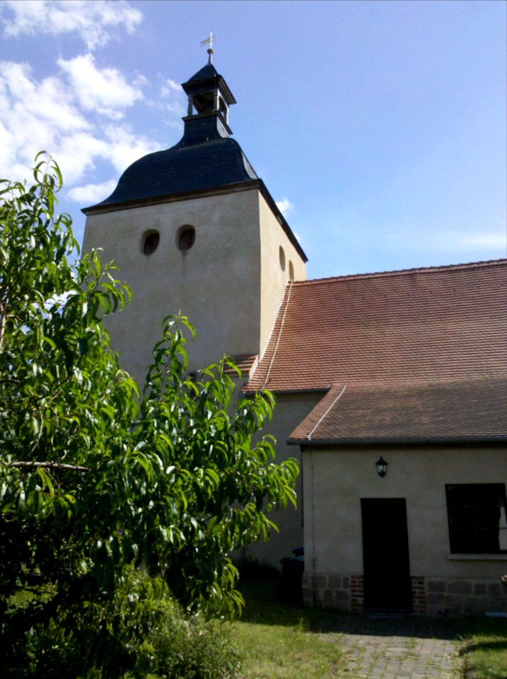 Kirche Gröbern -Turm- im Juli 2020d