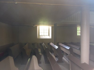Kirche Dobien -Innenansicht Saal von Süd- August 2020
